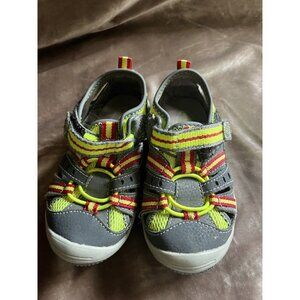 Stride Rite Baby Boys Riff Sandal Water Shoes GREEN/Gray Size 6.5M NICE